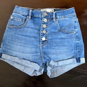 Garage jean shorts